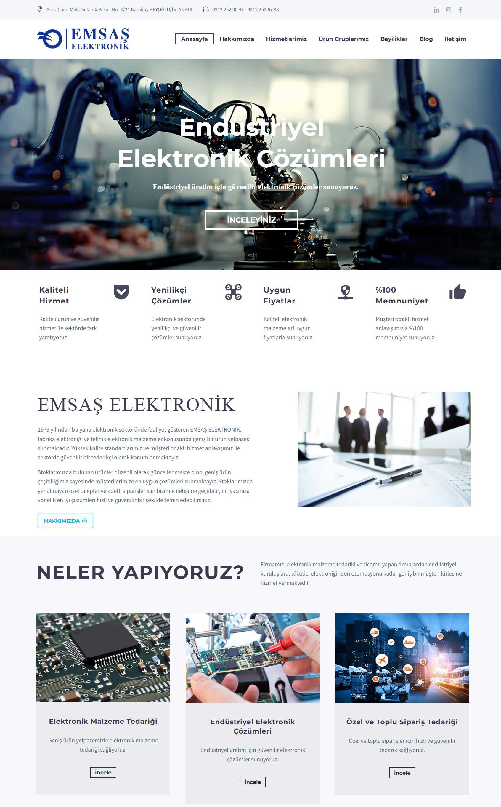 Emsas Elektronik - Homepage